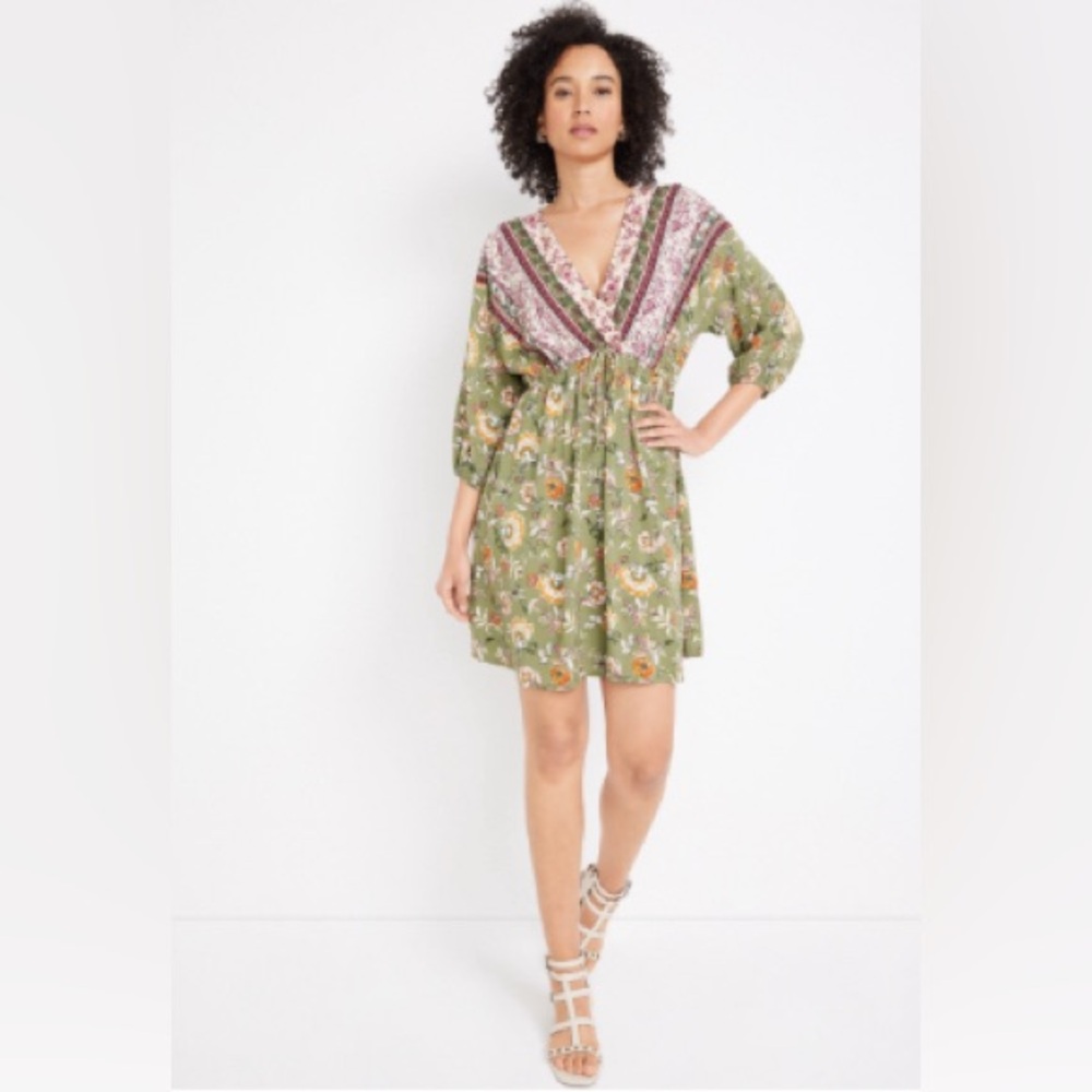 Maurice’s Eyeshadow Green Floral Dress